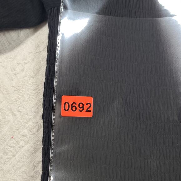 Wayf milkmaid goth dark feminine smocked mini dress Size Medium dark coquette - Picture 9 of 10